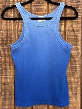 MOTHER Blue Ombré Tank Top